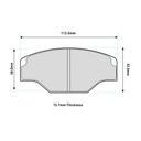 Ferodo DS3000 Brake Pads To Fit AP Racing CP2361 / OE Calipers
