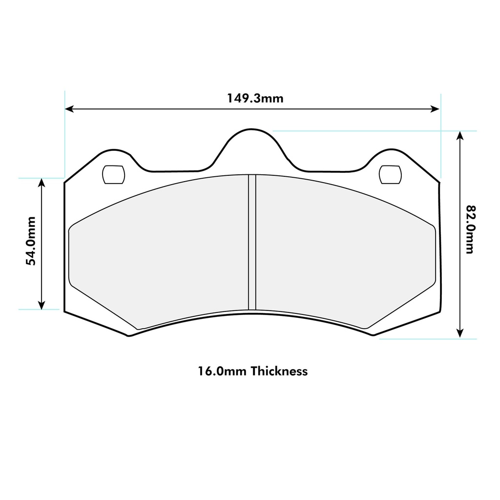 Ferodo DS2500 Brake Pads To Fit AP Racing CP7040 Caliper