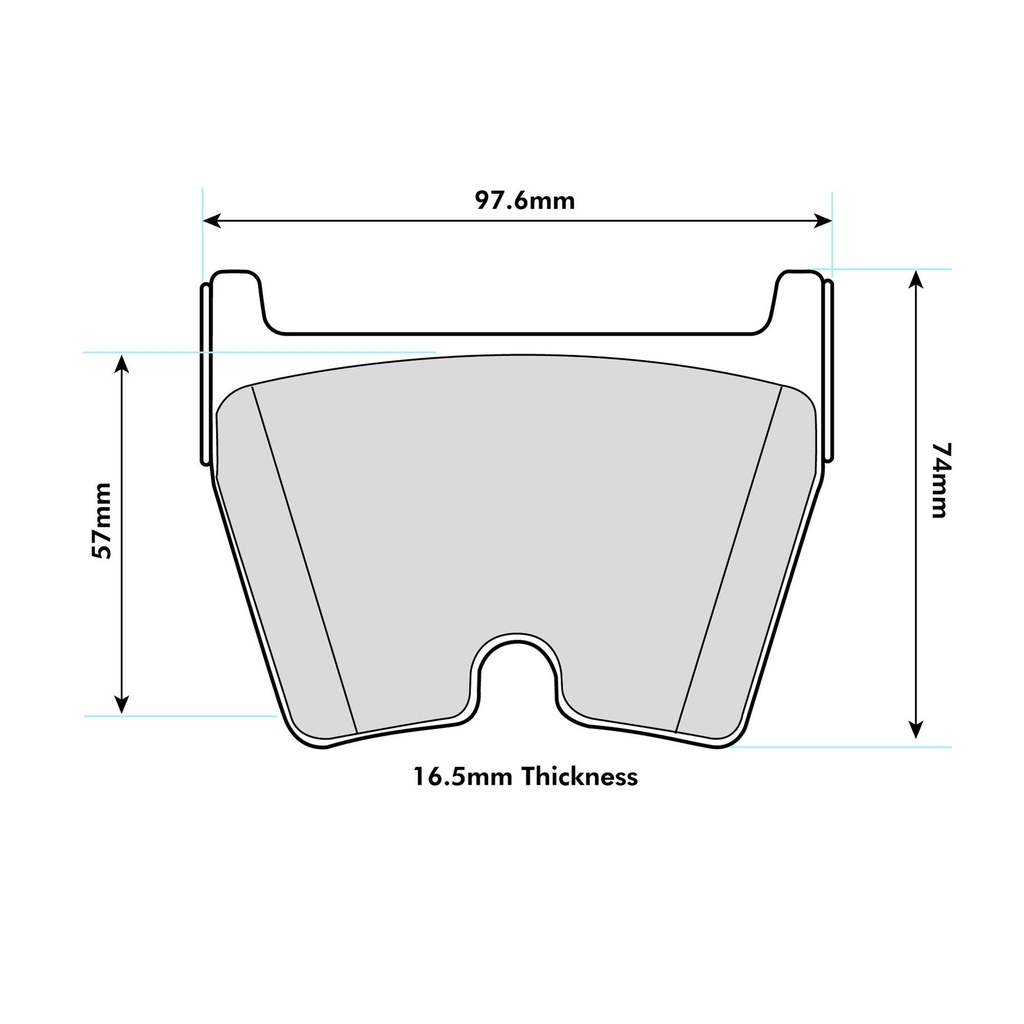 Ferodo DS2500 Brake Pads To Fit Brembo 07.8544 / OE Caliper