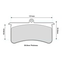 Ferodo DS3000 Brake Pads To Fit Wilwood Superlite 4 & 6 Piston Calipers