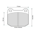 Ferodo DS3000 Brake Pads To Fit AP Racing CP6120/CP6121 Caliper