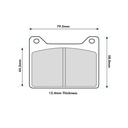 Ferodo DSUNO Brake Pads To Fit Wilwood Powerlite Calipers