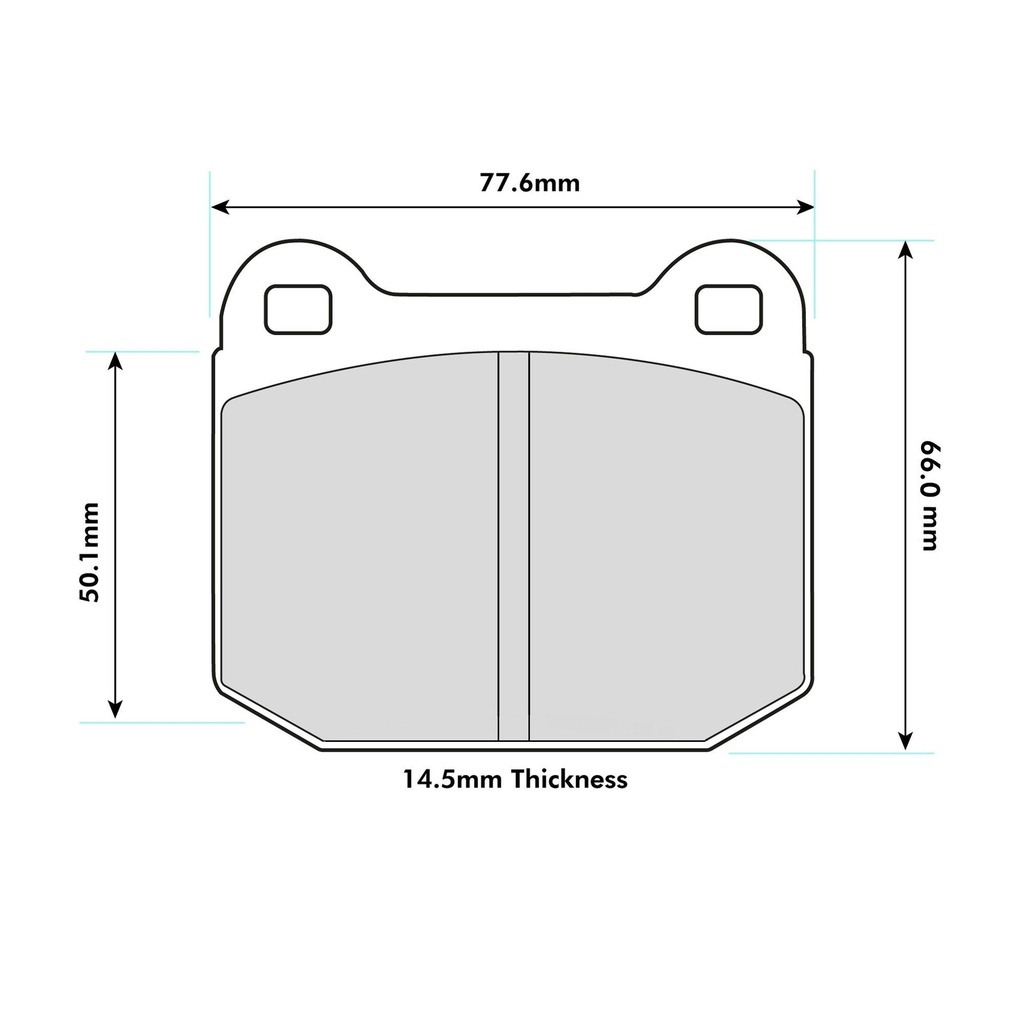 Ferodo DS2500 Brake Pads To Fit AP Racing CP6120/CP6121 Caliper