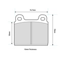 Ferodo DS3000 Brake Pads
