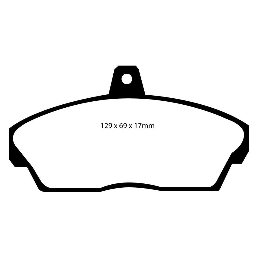 EBC Brakes Yellowstuff Performance Brake Pads