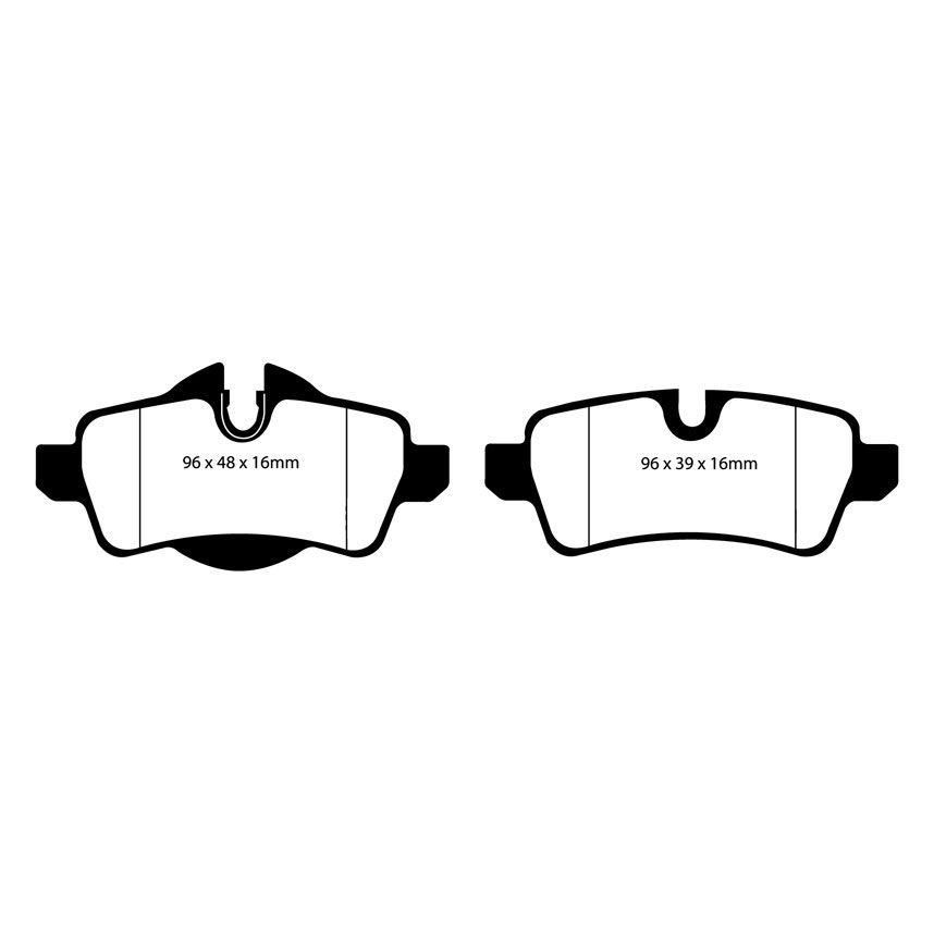 EBC Brakes Yellowstuff Performance Brake Pads