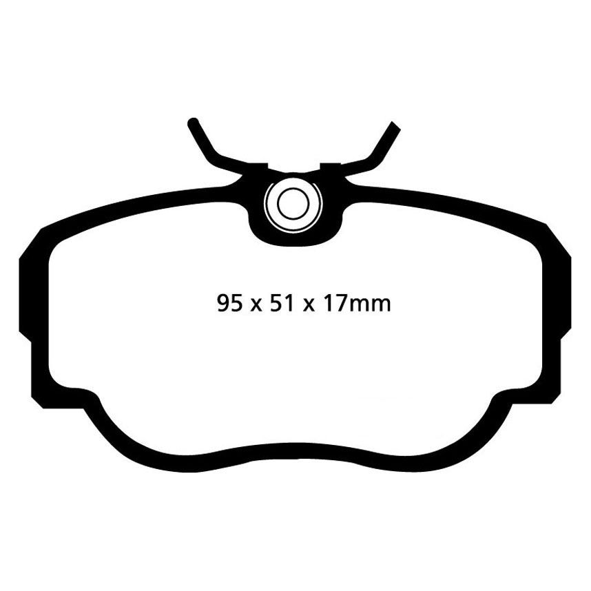 EBC Brakes Yellowstuff Performance Brake Pads