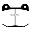 EBC Brakes Bluestuff NDX Brake Pads