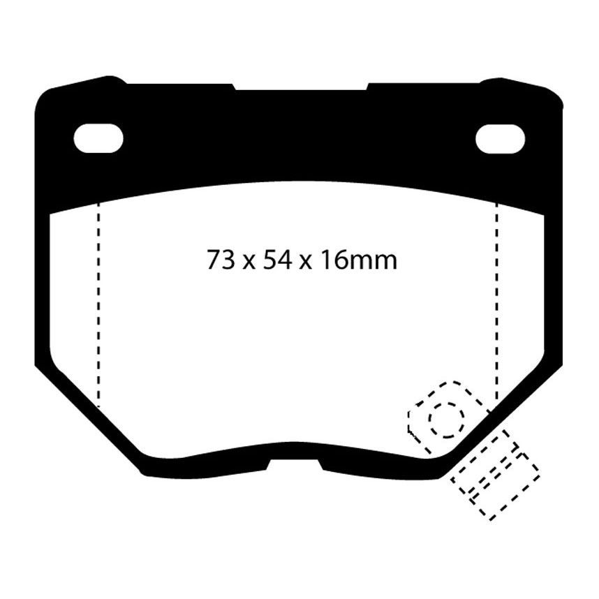 EBC Brakes Yellowstuff Performance Brake Pads