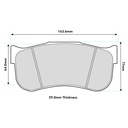 Ferodo TL66 Brake Pads To Fit Brembo B28 Family Caliper