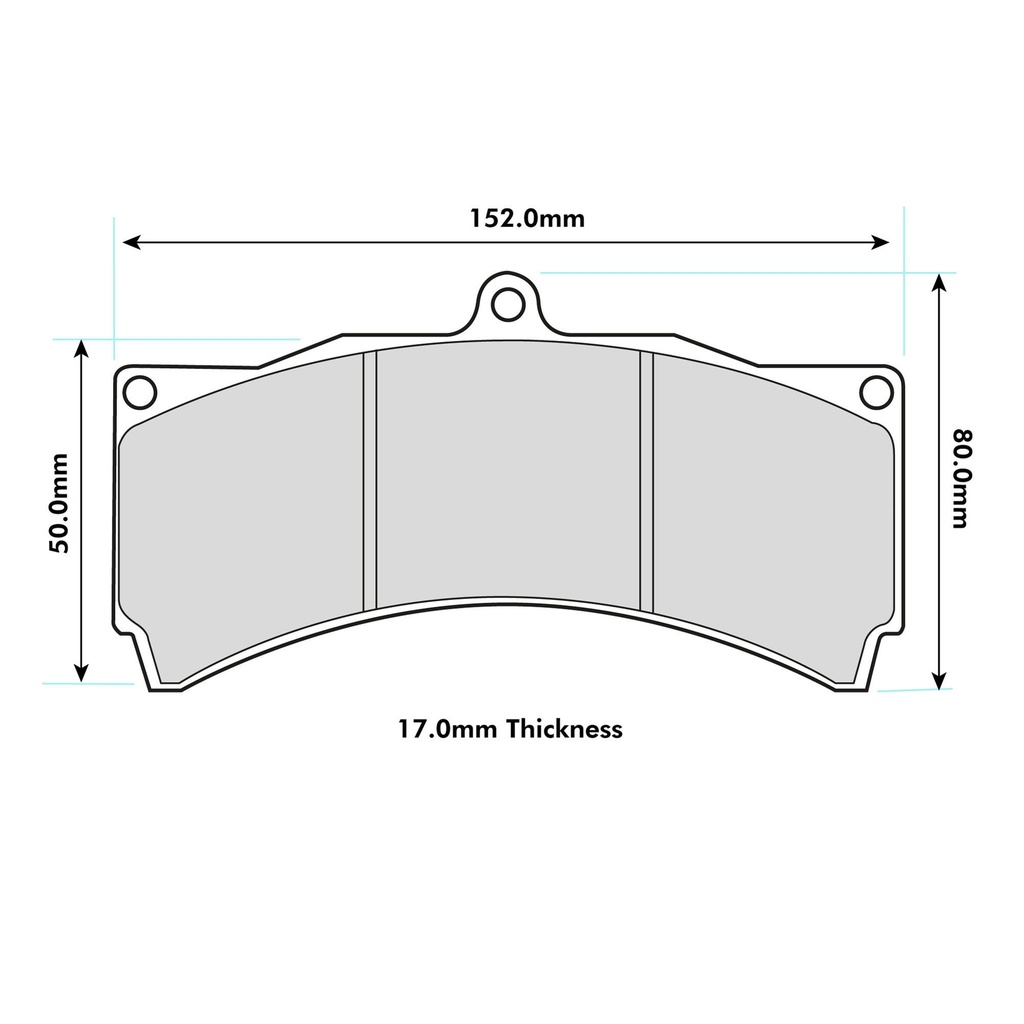 PBS Brakes ProComp S2 Brake Pads To Fit AP Racing CP5070/CP5570 Calipers