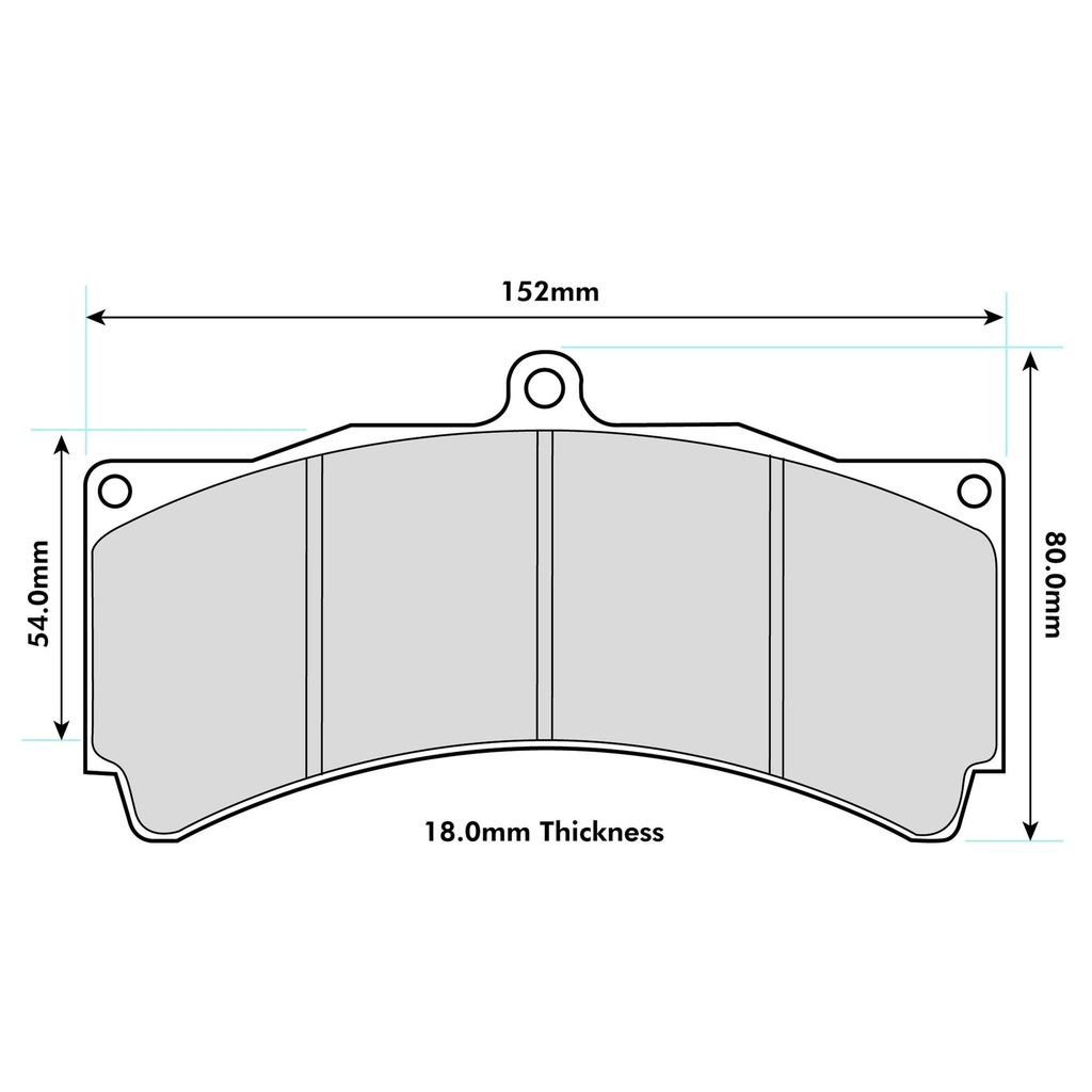 Pagid RST3 Brake Pads To Fit AP Racing CP5555/CP5060 Calipers