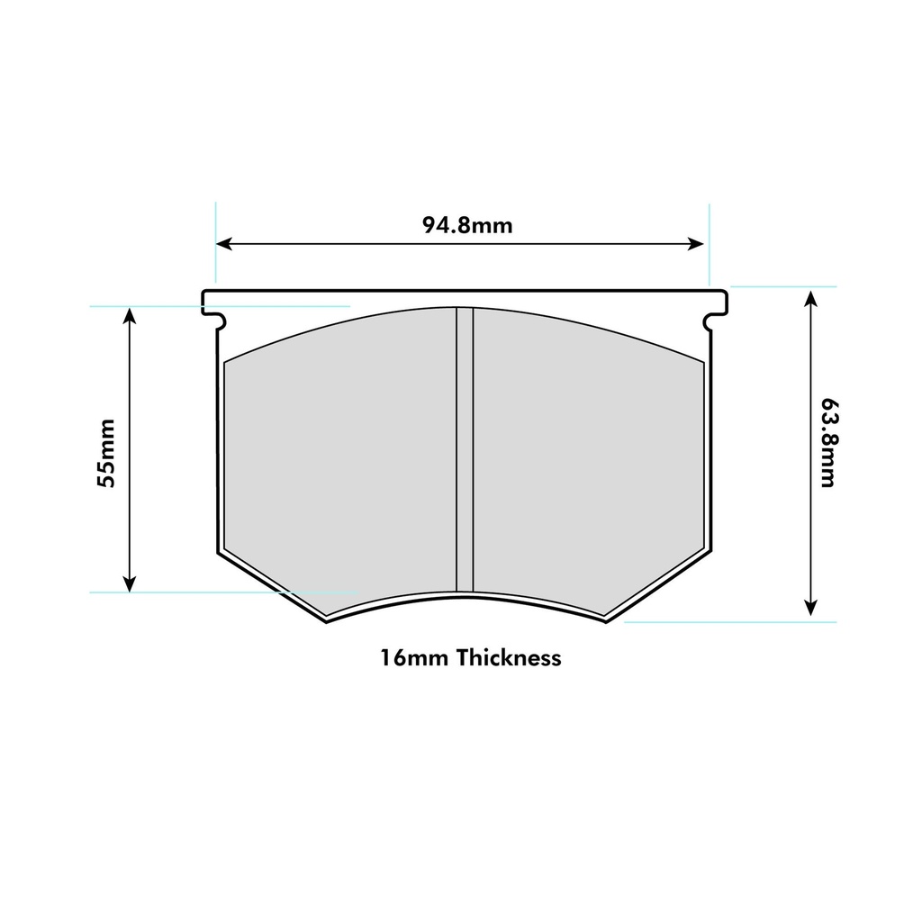 Mintex F6R Brake Pads To Fit Girling B-Type Mk5 Caliper
