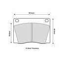Mintex MX4597 Brake Pads