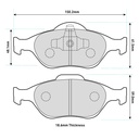 Mintex MRM1802 Brake Pads