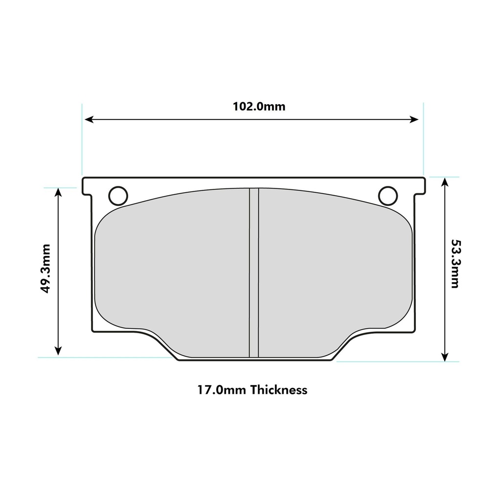 Mintex F2R Brake Pads To Fit Girling AR5 / BR Caliper