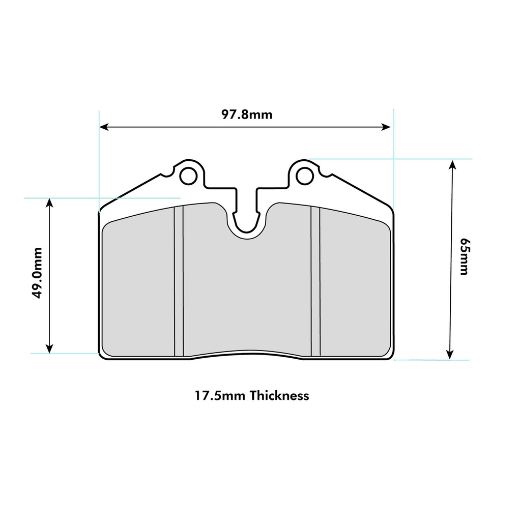 Mintex F6R Brake Pads To Fit Girling 16/4 / OE calipers