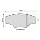 Mintex F2R Brake Pads To Fit AP Racing CP2361 / OE Calipers