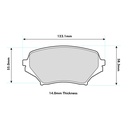 Mintex F2R Brake Pads