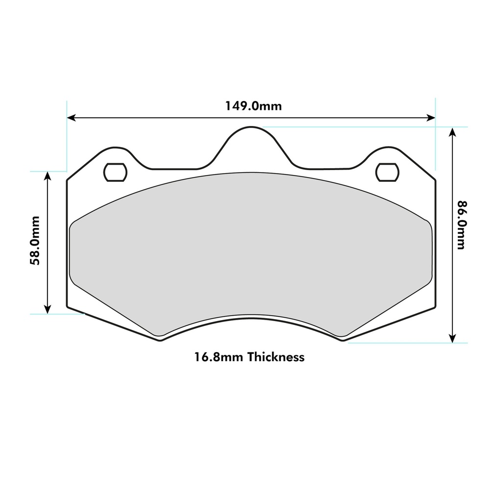 PBS Brakes ProRace Brake Pads To Fit AP Racing CP7040 / OE Calipers