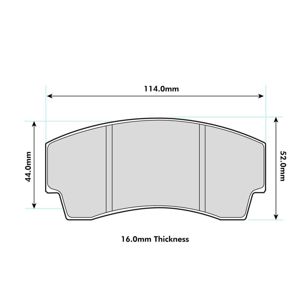 PBS Brakes ProTrack Brake Pads To Fit AP Racing CP5100 Calipers
