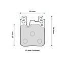 Endless MX72 Brake Pads