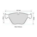 Endless MA45B Brake Pads