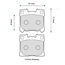 Ferodo DS2500 Brake Pads