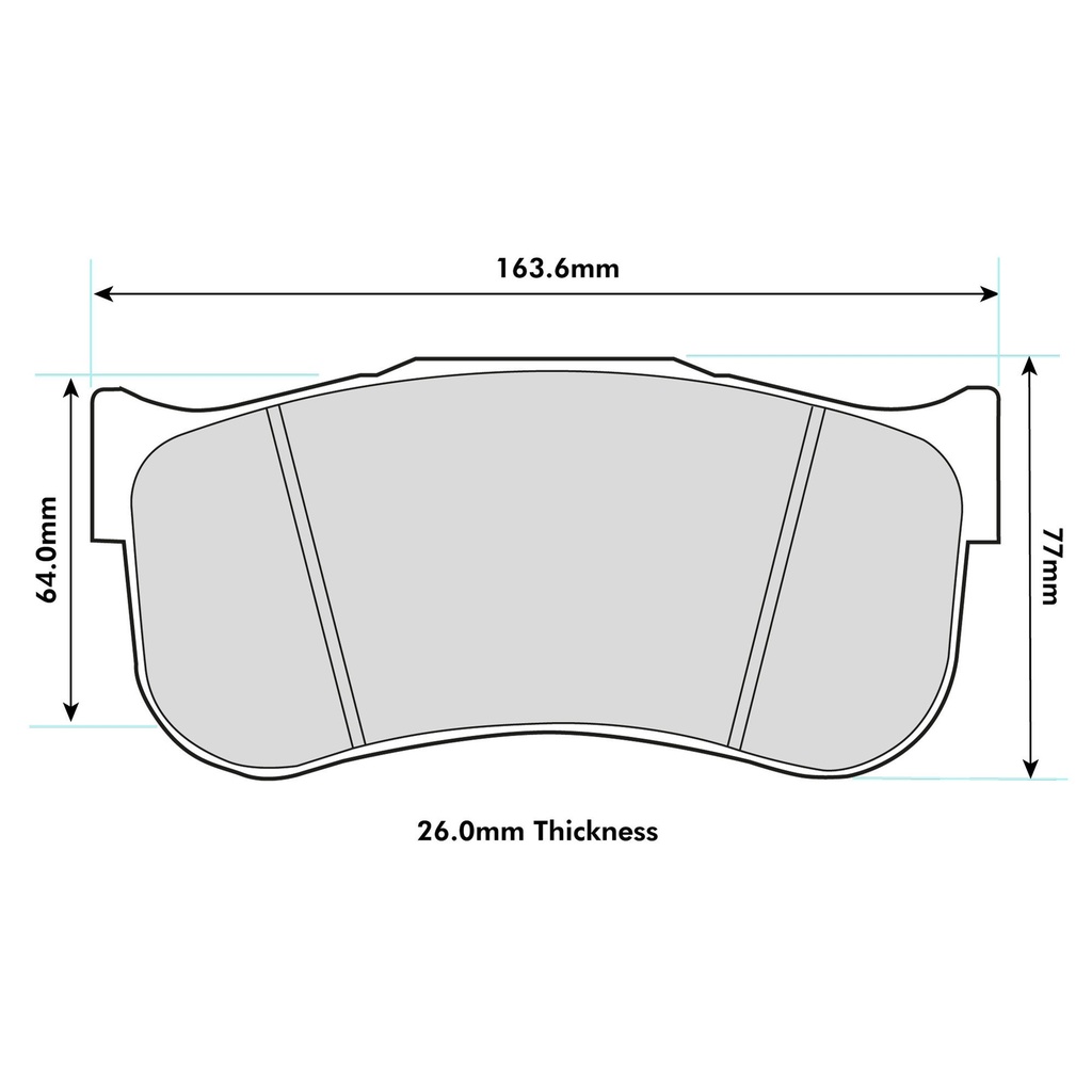 Pagid RSL1 Brake Pads To Fit Brembo B28 Family Caliper