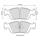 Pagid RST3 Brake Pads