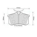 Pagid RSL19 Brake Pads
