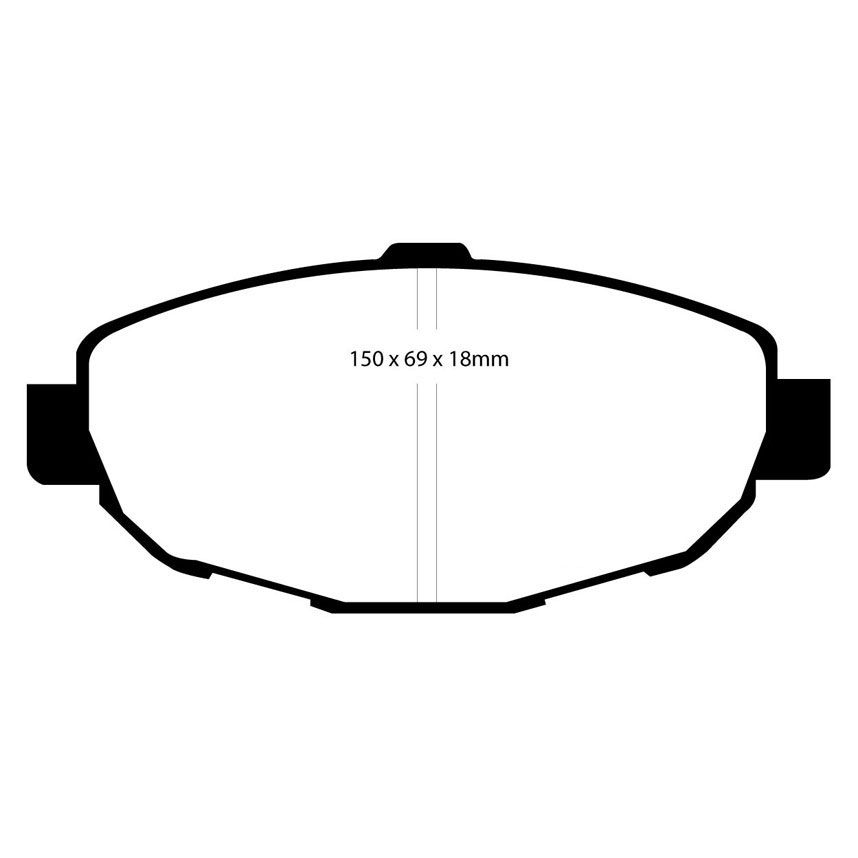 EBC Brakes Yellowstuff Performance Brake Pads