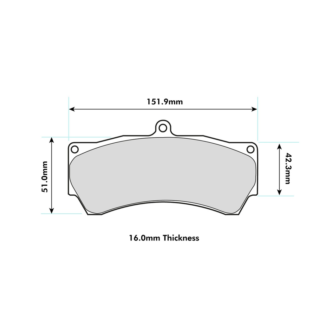 Pagid RST3 Brake Pads To Fit Fit AP Racing CP5555/CP5060 Calipers
