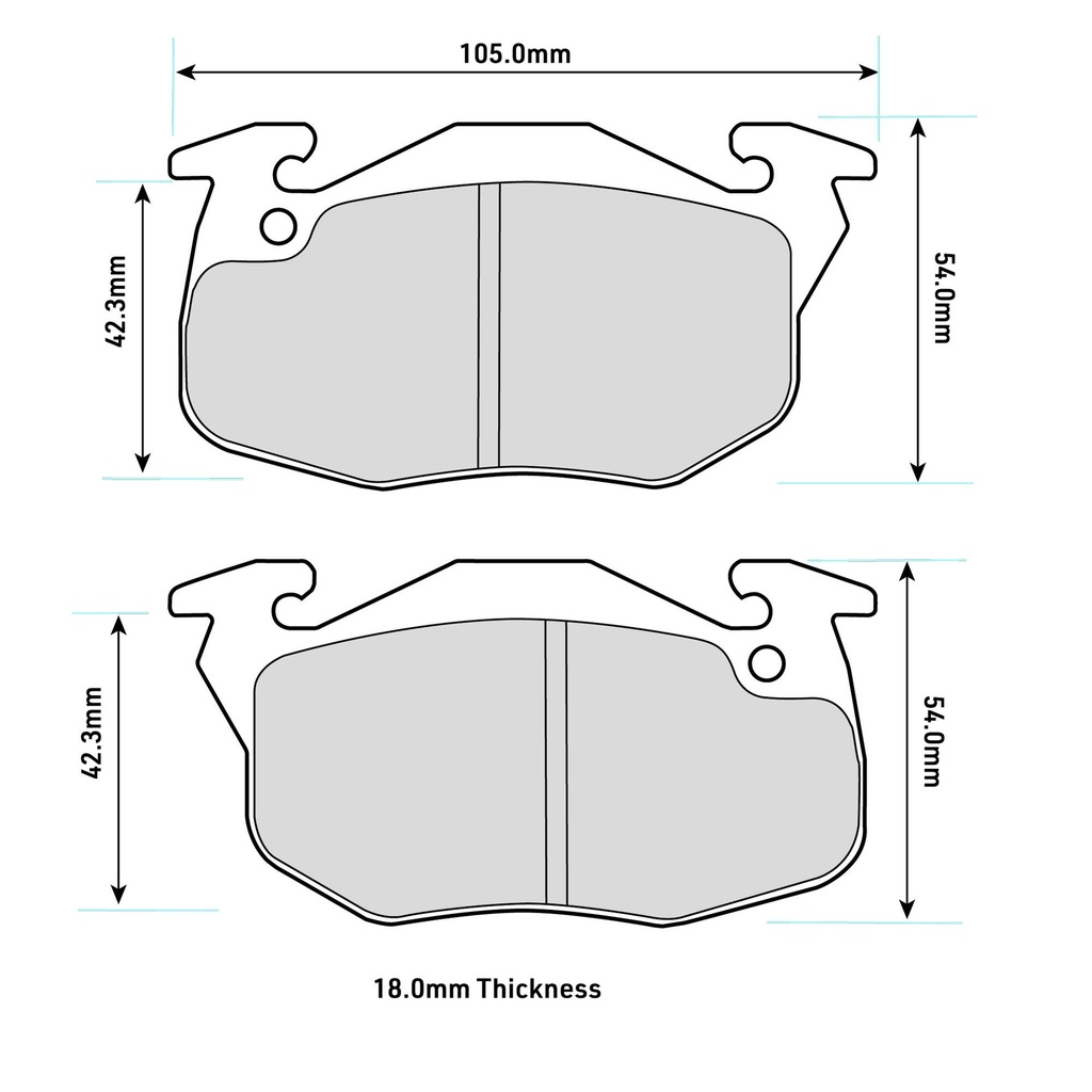 Ferodo DS3000 Brake Pads