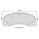 Pagid RSL1 Brake Pads