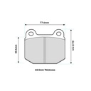 Pagid RSH42 Brake Pads