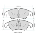 Pagid RSL1 Brake Pads