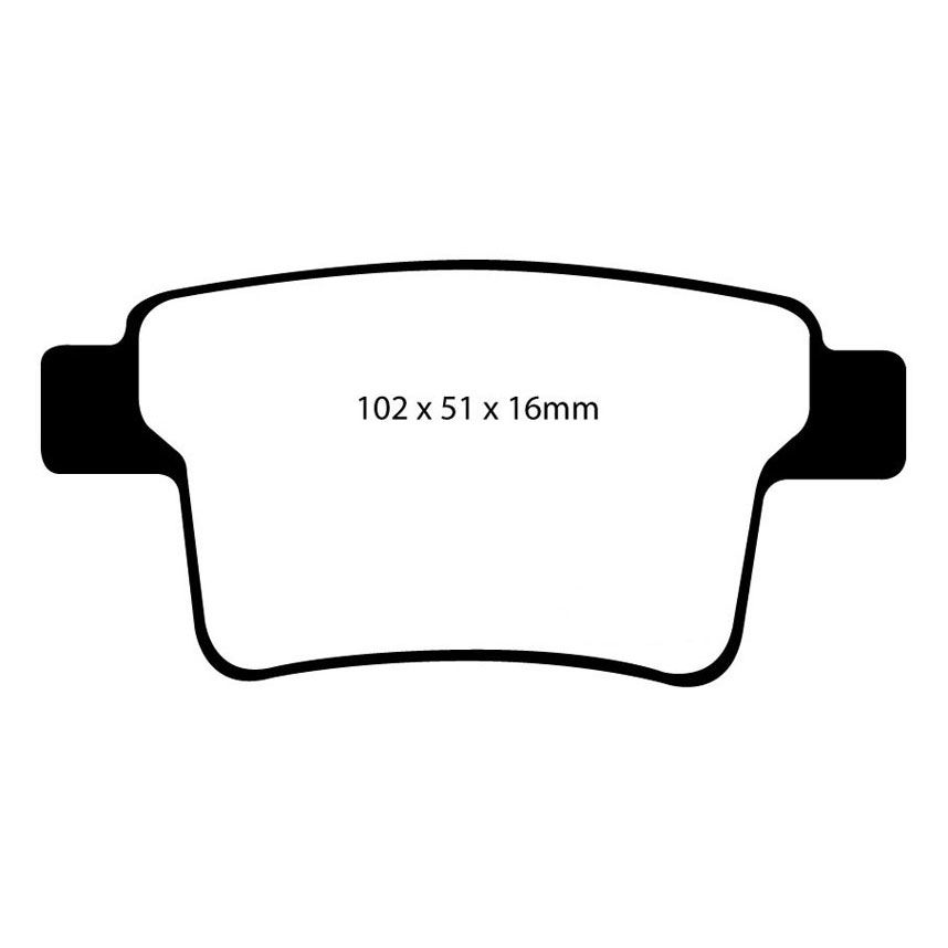 EBC Brakes Yellowstuff Performance Brake Pads