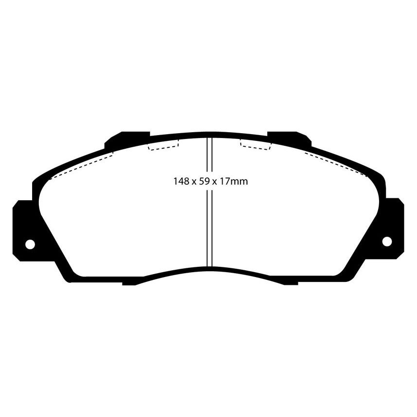 EBC Brakes Yellowstuff Performance Brake Pads