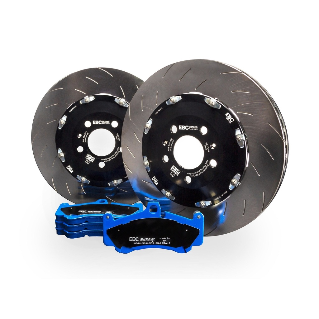 [EBCP2DK021B] EBC Brakes P2DK 2 Piece Fully Floating Disc Kit With Bluestuff NDX Pads