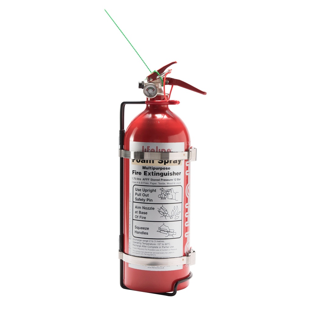 [LIF201-100-002] Lifeline Hand Held Fire Extinguisher 1.75 Ltr