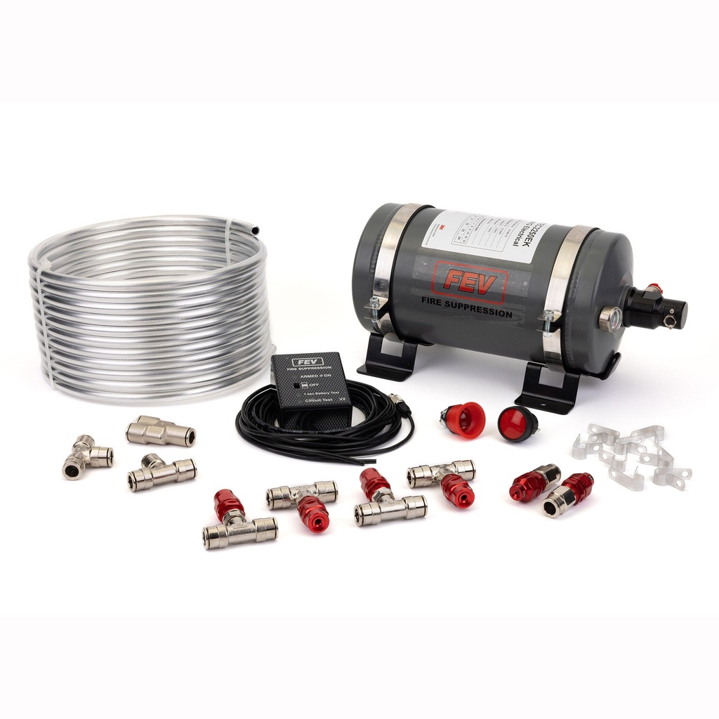 [FEV100.000.148.MV] FEV N-TEC 2.25Kg Electrical Stored Pressure Gas Fire Extinguisher Kit