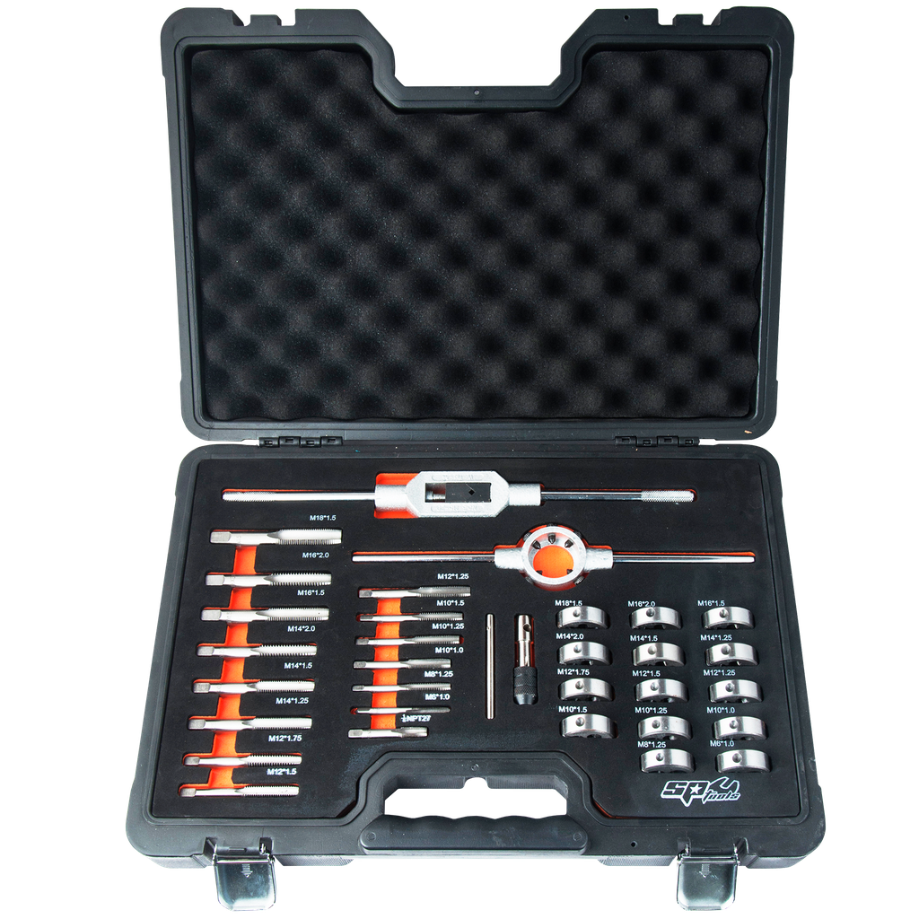 [SP31100] THREAD & STUD REPAIR - TAP AND DIE SET 32PC