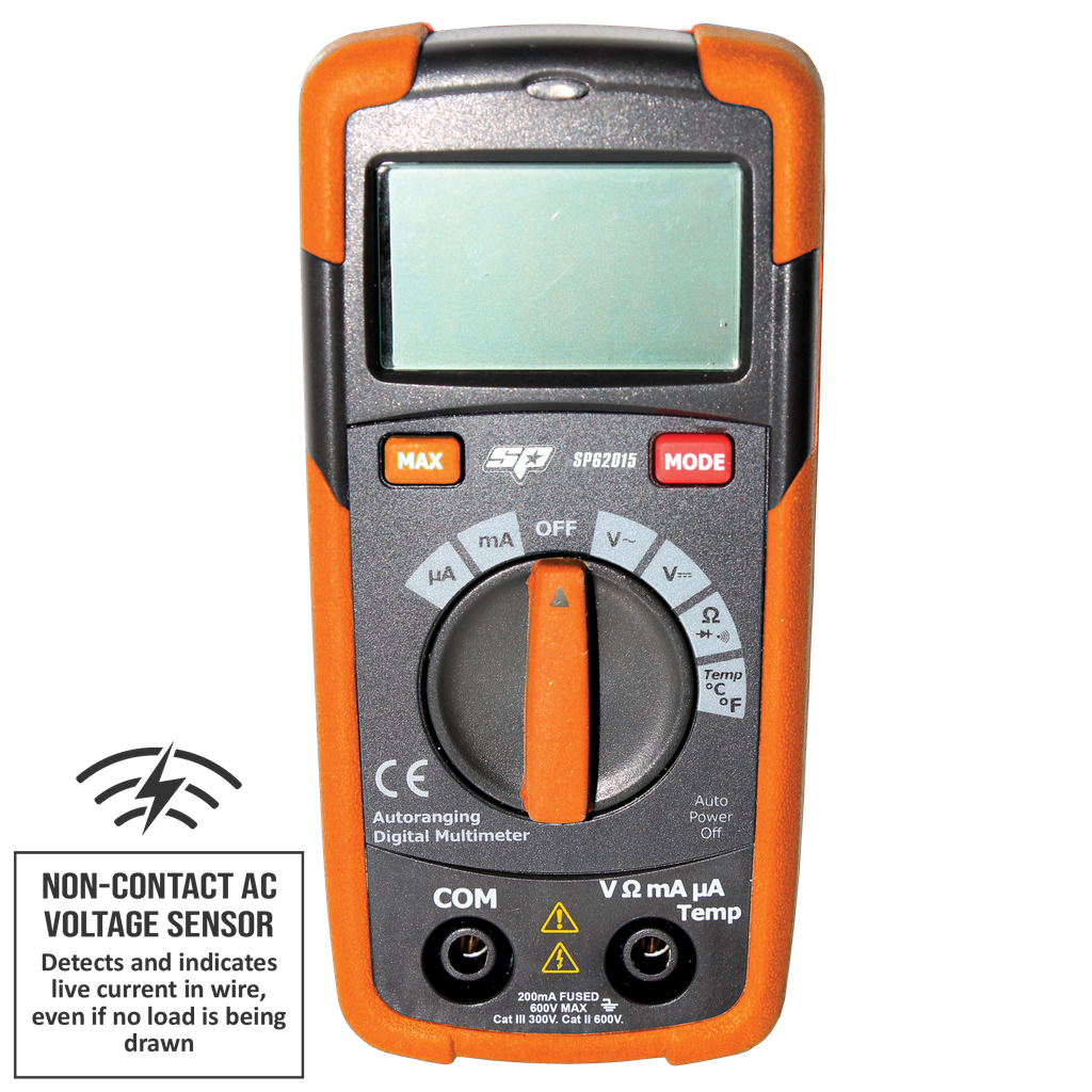 [SP62015] DIAGNOSTIC - MULTIMETER DIGITAL POCKET SIZE WITH TEMPERATURE
