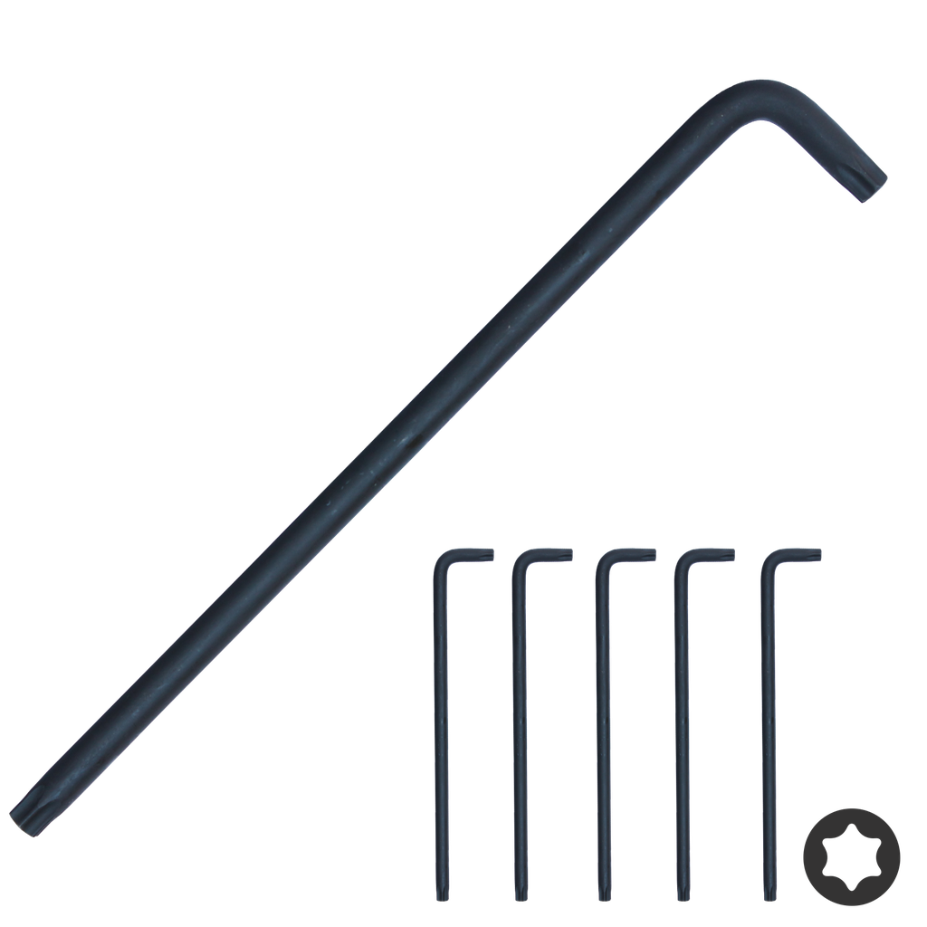 [SP34687] KEY SET - TORX BLACK - T40 (PK5)