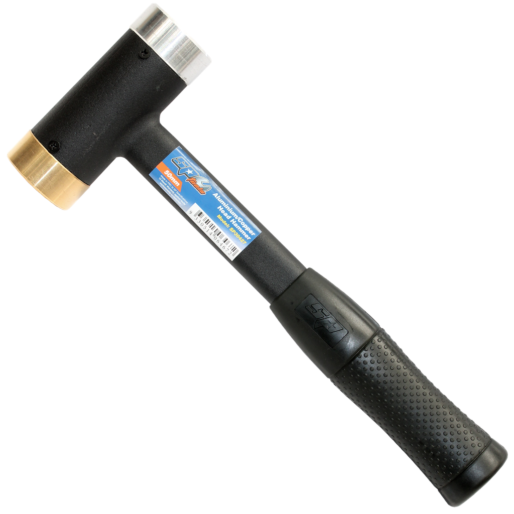 [SP30407] STRIKING TOOLS - HAMMER DUAL HEAD ALUM. & BRASS - 35MM