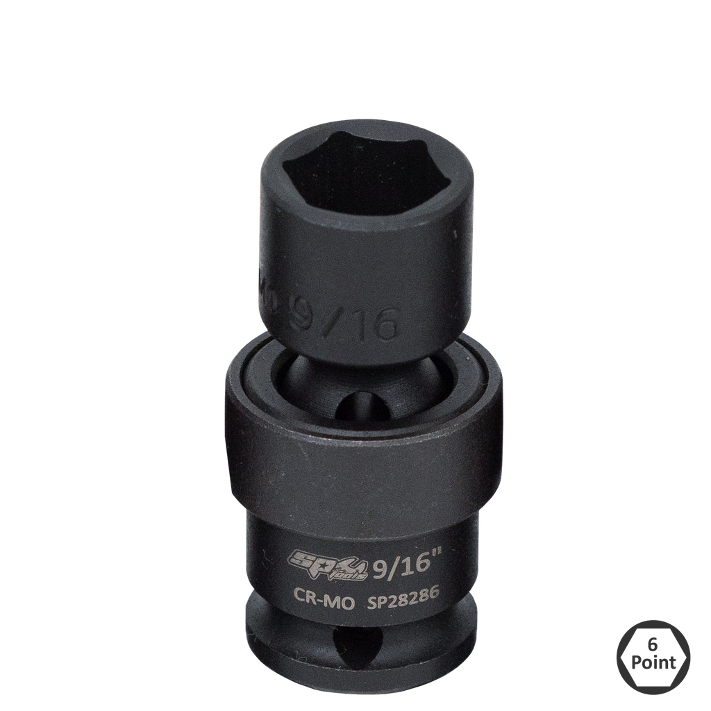 [SP28286] SOCKET IMPACT SWIVEL 3/8DR 6PT 9/16"