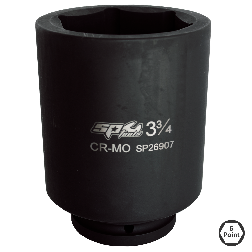 [SP26896] SOCKET IMPACT 1-1/2"DR 6PT DEEP SAE 3-1/16"