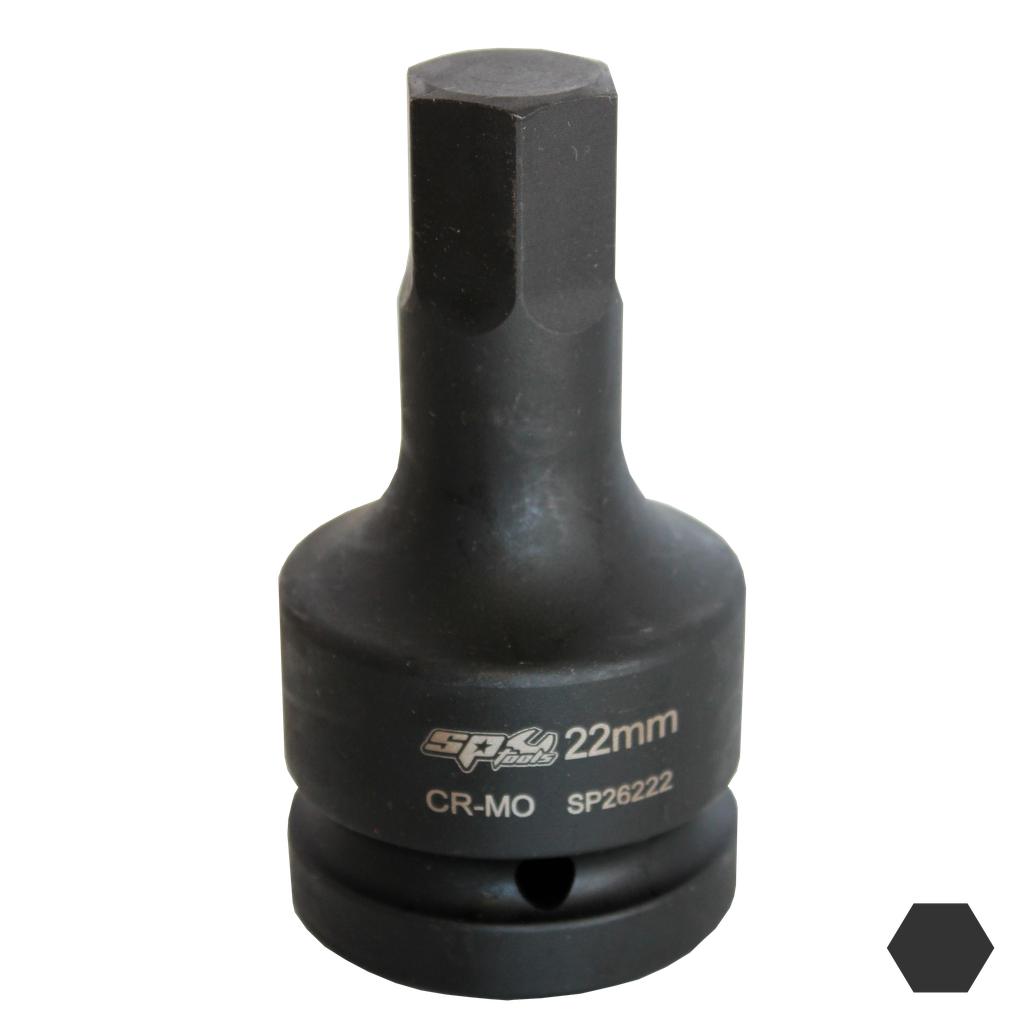 [SP26224] SOCKET IMPACT 1"DR INHEX METRIC 24MM