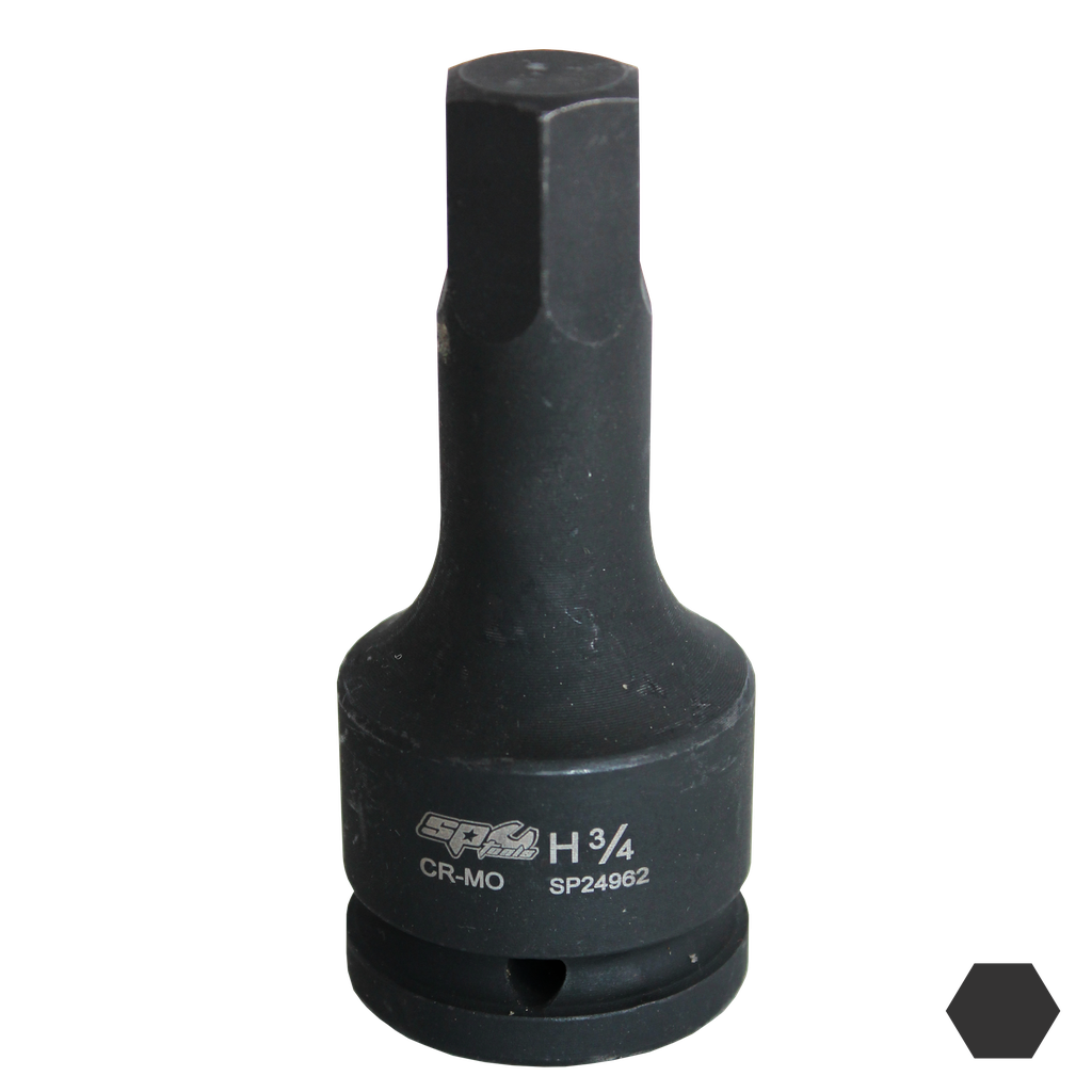 [SP24962] SOCKET IMPACT 3/4"DR INHEX SAE 3/4" SP TOOLS